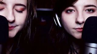 AftynRose ASMR Twin Moaning & Kissing Video