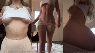 Abby Rao Bare Ass & Tits Tease Video Leaked