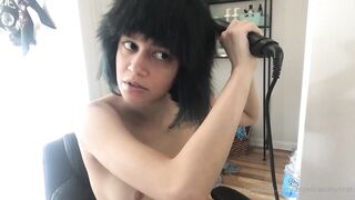 Angelica Topless AngelicaSlabyrinth Hair Straightening Leaked Video