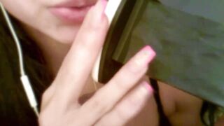 Bella Rose ASMR Ear Licking & Lotion Massage Video
